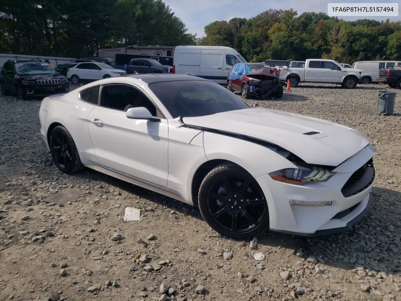 2020 Ford Mustang VIN: 1FA6P8TH7L5157494 Lot: 74217864