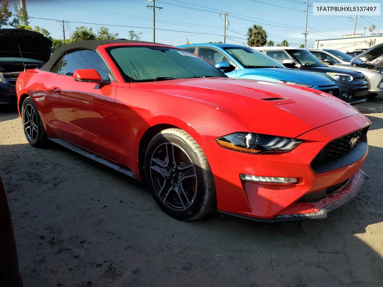 2020 Ford Mustang VIN: 1FATP8UHXL5137497 Lot: 74532934