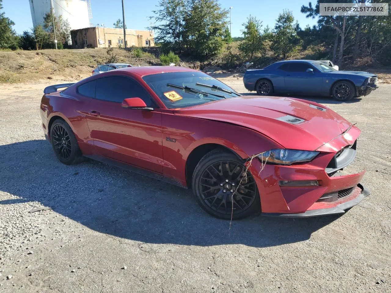 2020 Ford Mustang Gt VIN: 1FA6P8CF2L5177862 Lot: 74844644