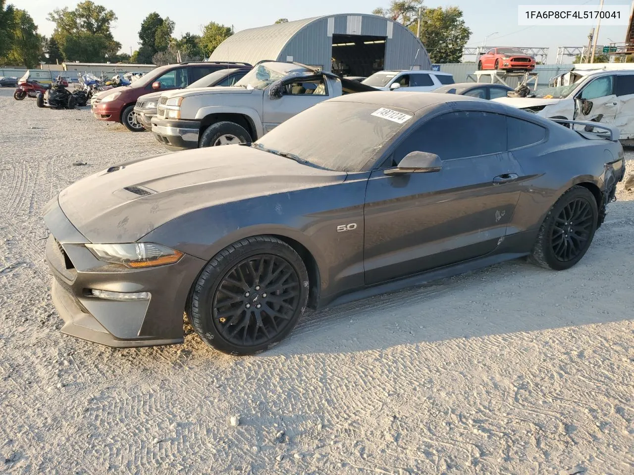 2020 Ford Mustang Gt VIN: 1FA6P8CF4L5170041 Lot: 74971274