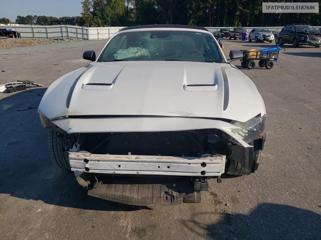 2020 Ford Mustang VIN: 1FATP8UD3L5187686 Lot: 75627714