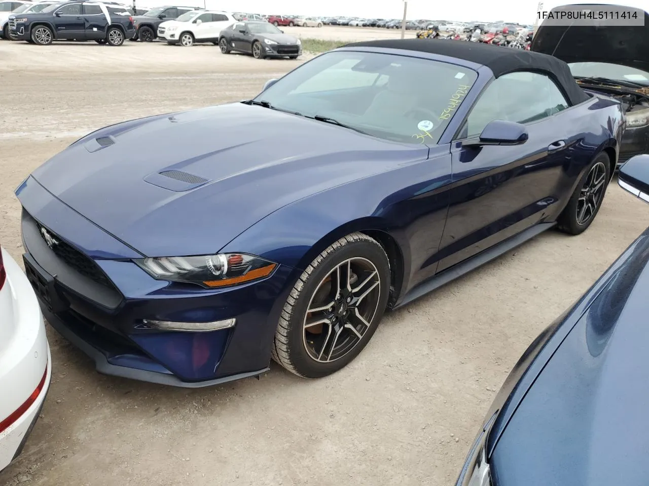 2020 Ford Mustang VIN: 1FATP8UH4L5111414 Lot: 75944924