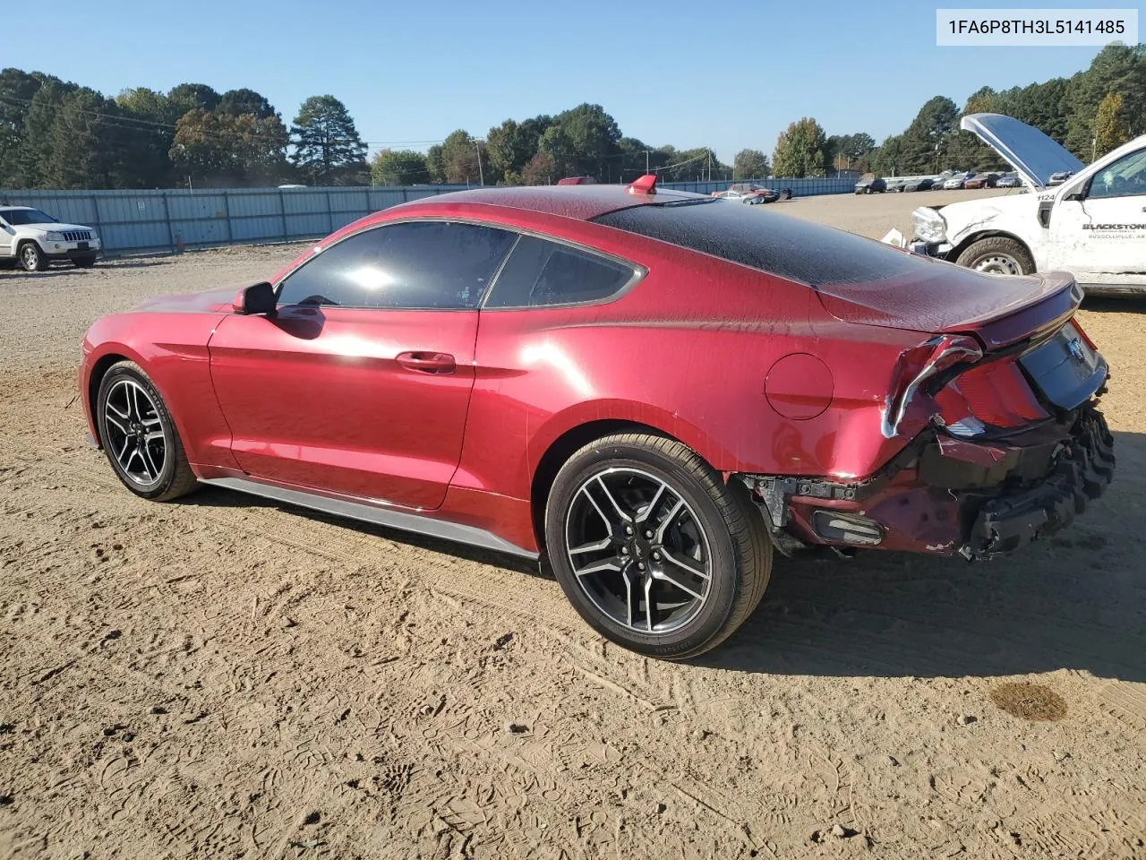 2020 Ford Mustang VIN: 1FA6P8TH3L5141485 Lot: 76088114