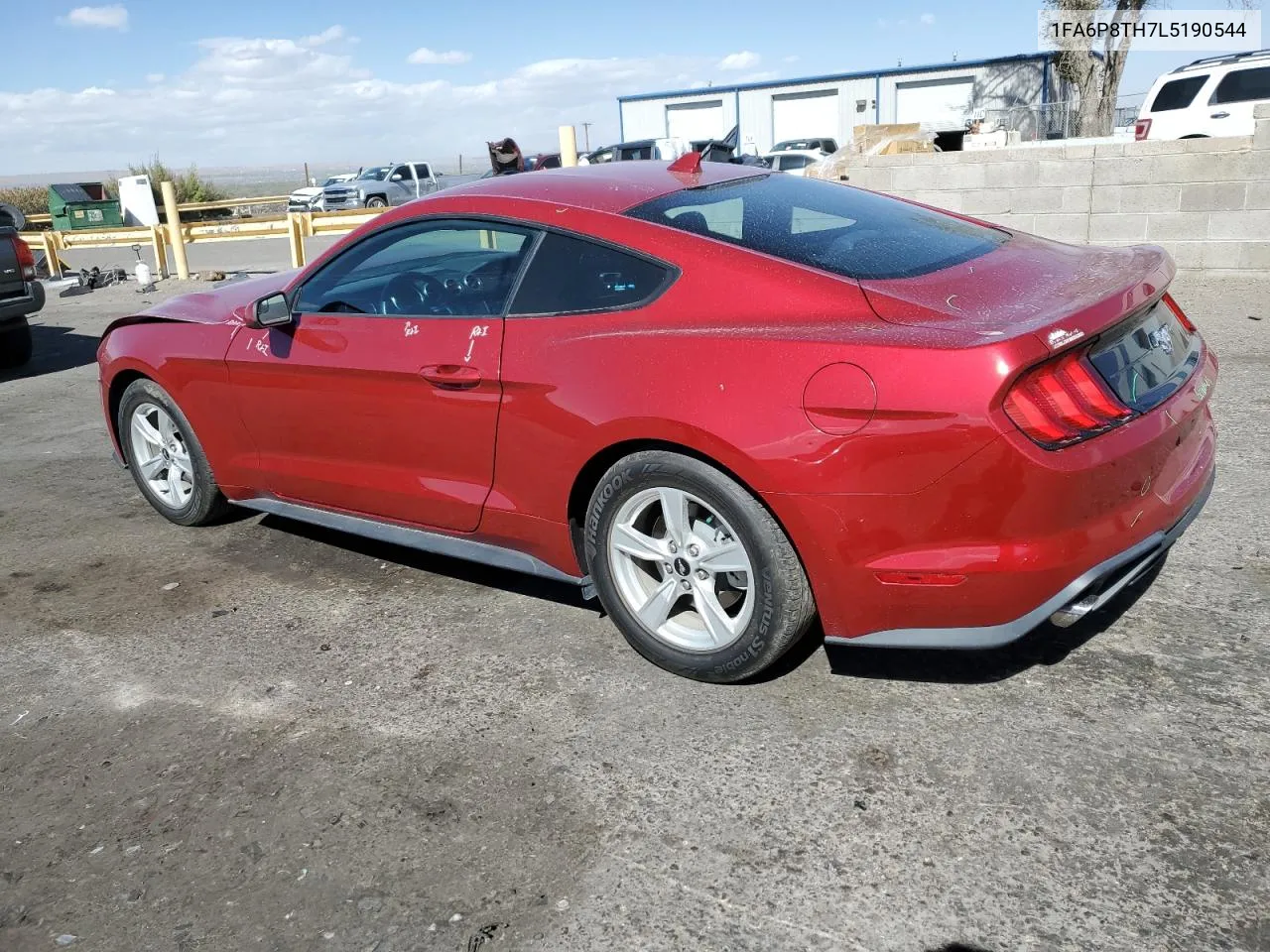 2020 Ford Mustang VIN: 1FA6P8TH7L5190544 Lot: 76725584