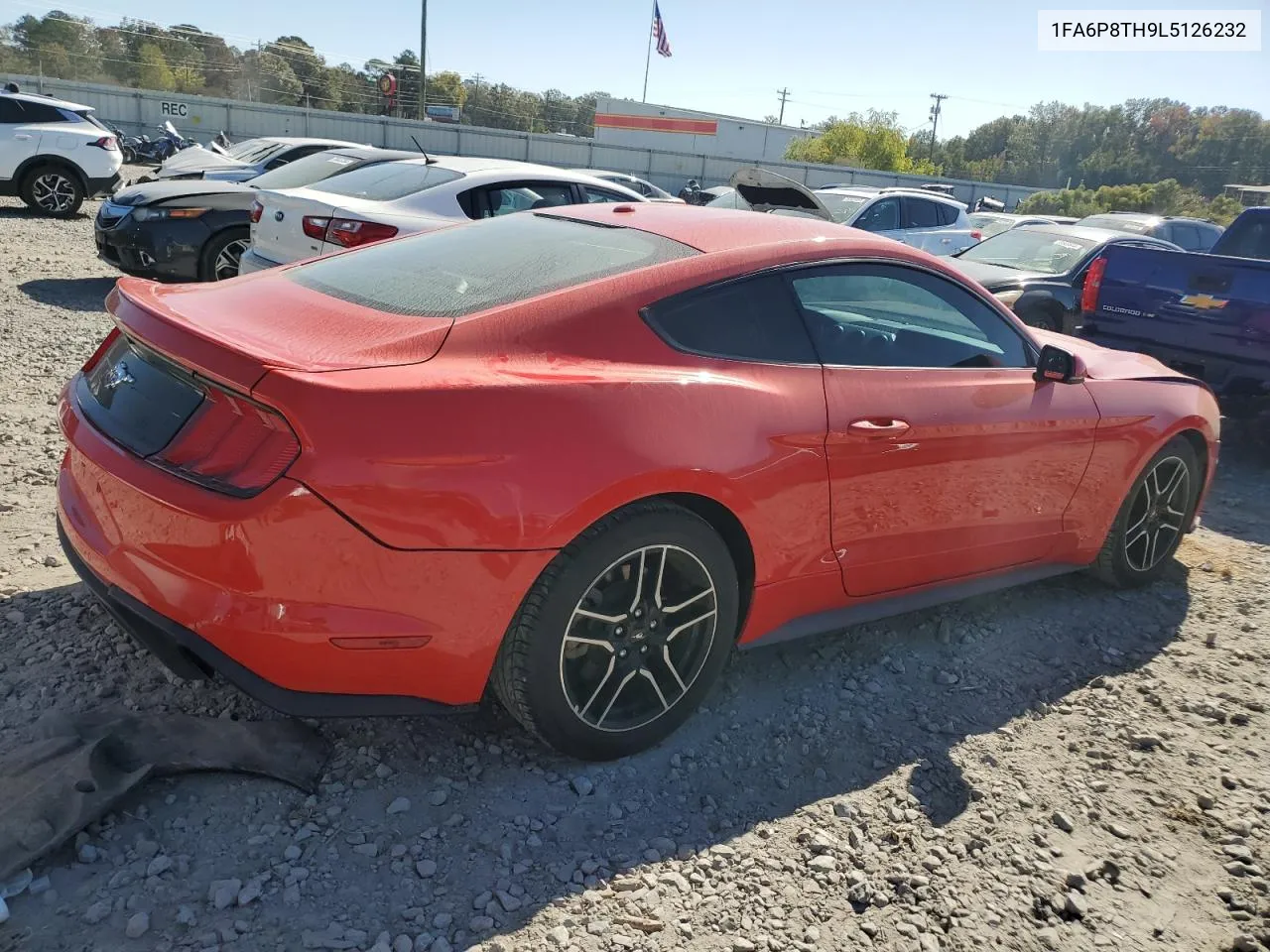 2020 Ford Mustang VIN: 1FA6P8TH9L5126232 Lot: 77266494