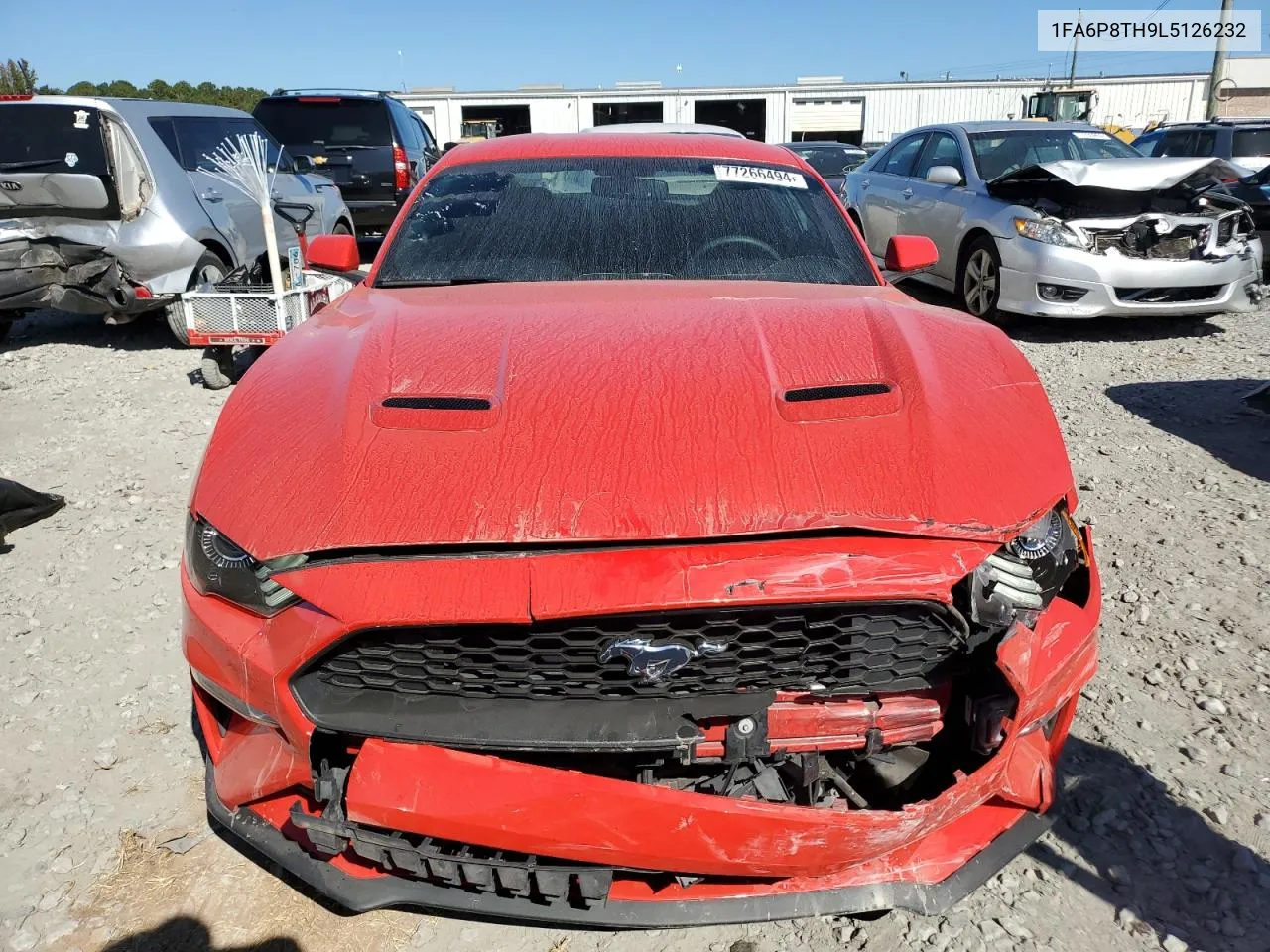 2020 Ford Mustang VIN: 1FA6P8TH9L5126232 Lot: 77266494