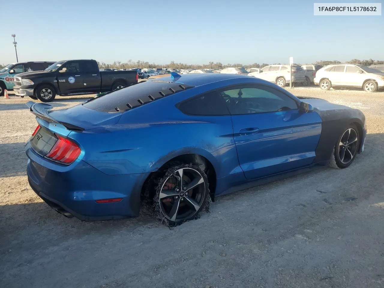 2020 Ford Mustang Gt VIN: 1FA6P8CF1L5178632 Lot: 77300314