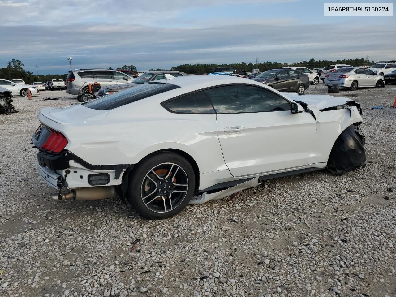 2020 Ford Mustang VIN: 1FA6P8TH9L5150224 Lot: 77413374