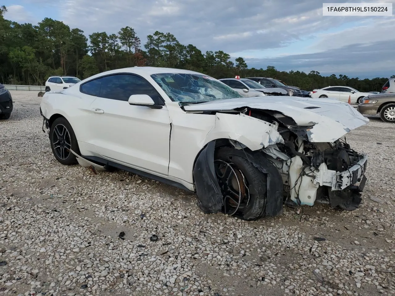 2020 Ford Mustang VIN: 1FA6P8TH9L5150224 Lot: 77413374