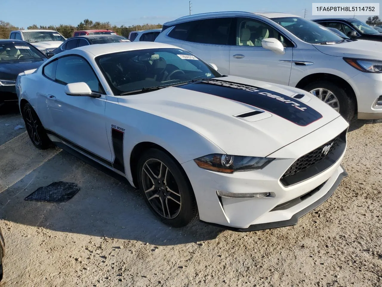 2020 Ford Mustang VIN: 1FA6P8TH8L5114752 Lot: 78045754