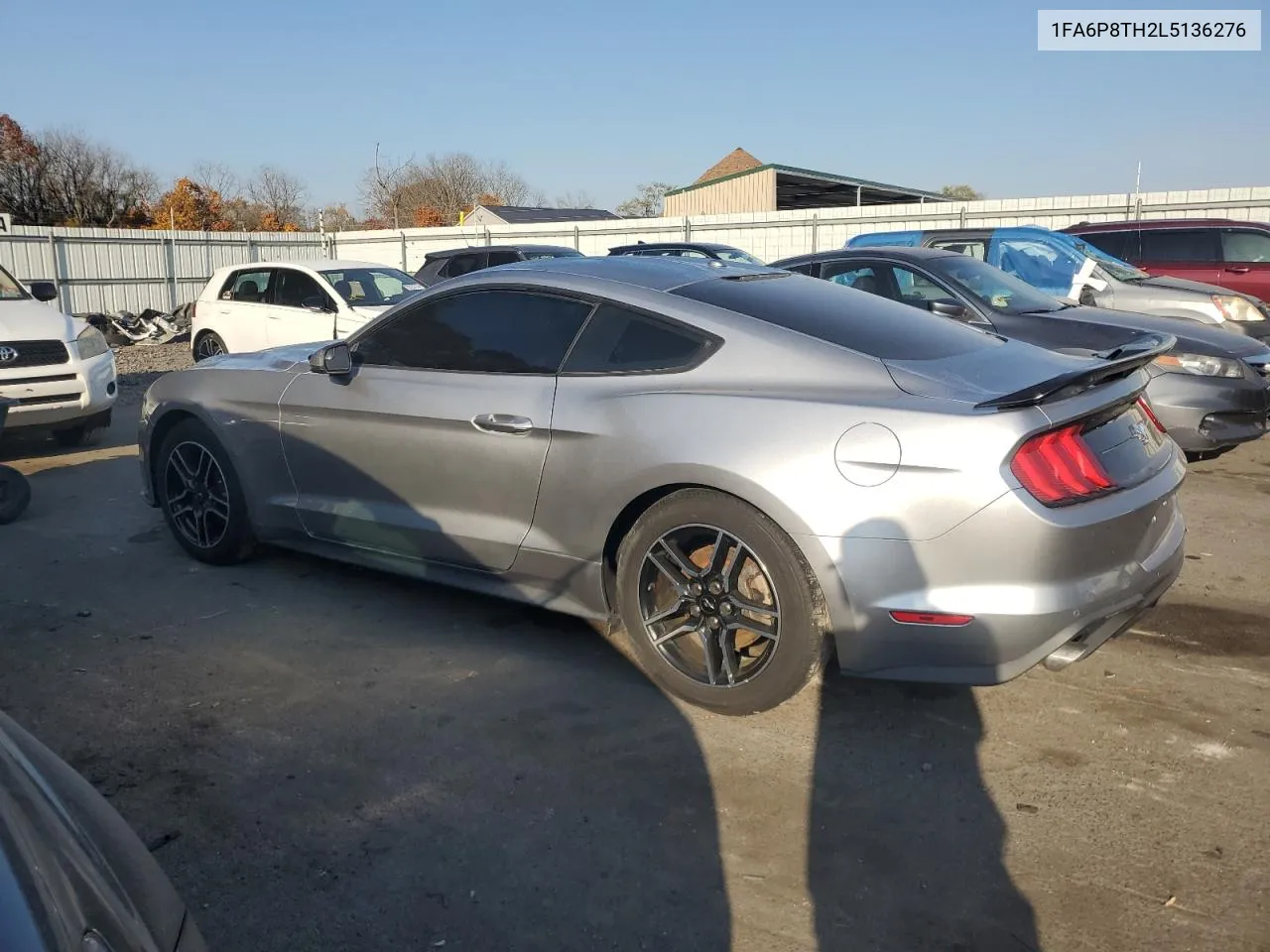 2020 Ford Mustang VIN: 1FA6P8TH2L5136276 Lot: 78455584