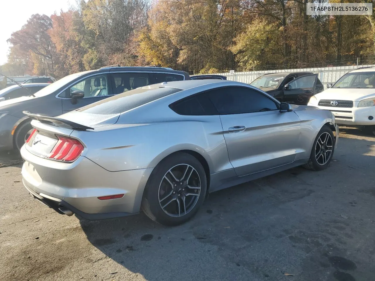 2020 Ford Mustang VIN: 1FA6P8TH2L5136276 Lot: 78455584