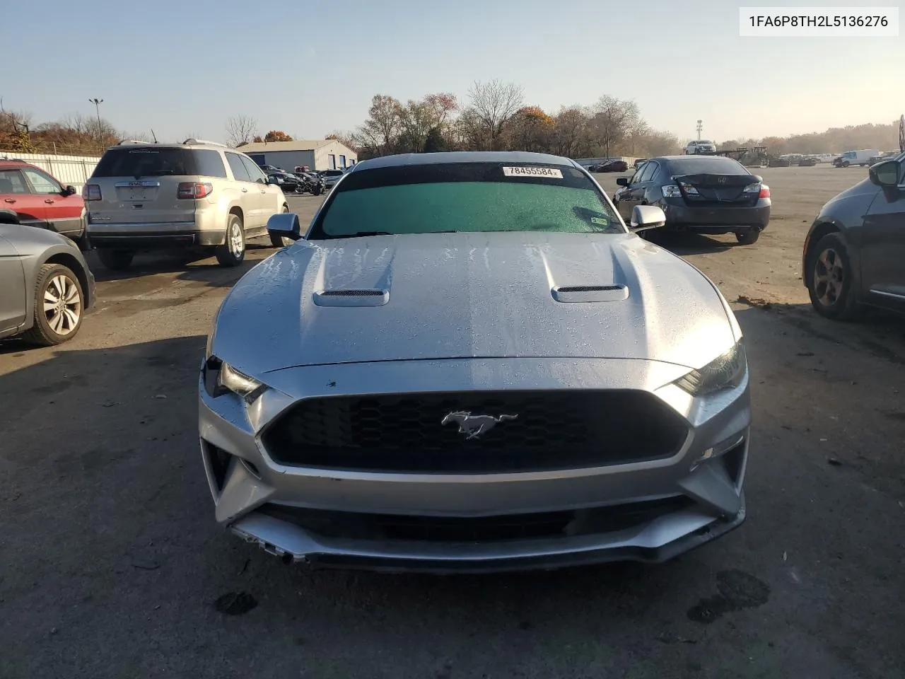 2020 Ford Mustang VIN: 1FA6P8TH2L5136276 Lot: 78455584