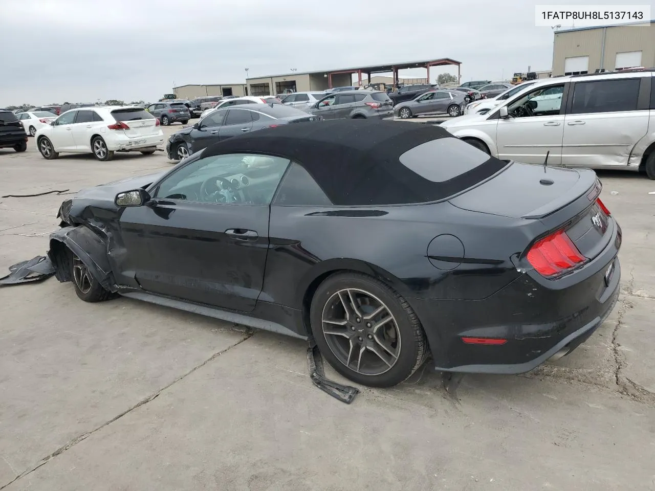 2020 Ford Mustang VIN: 1FATP8UH8L5137143 Lot: 78706484