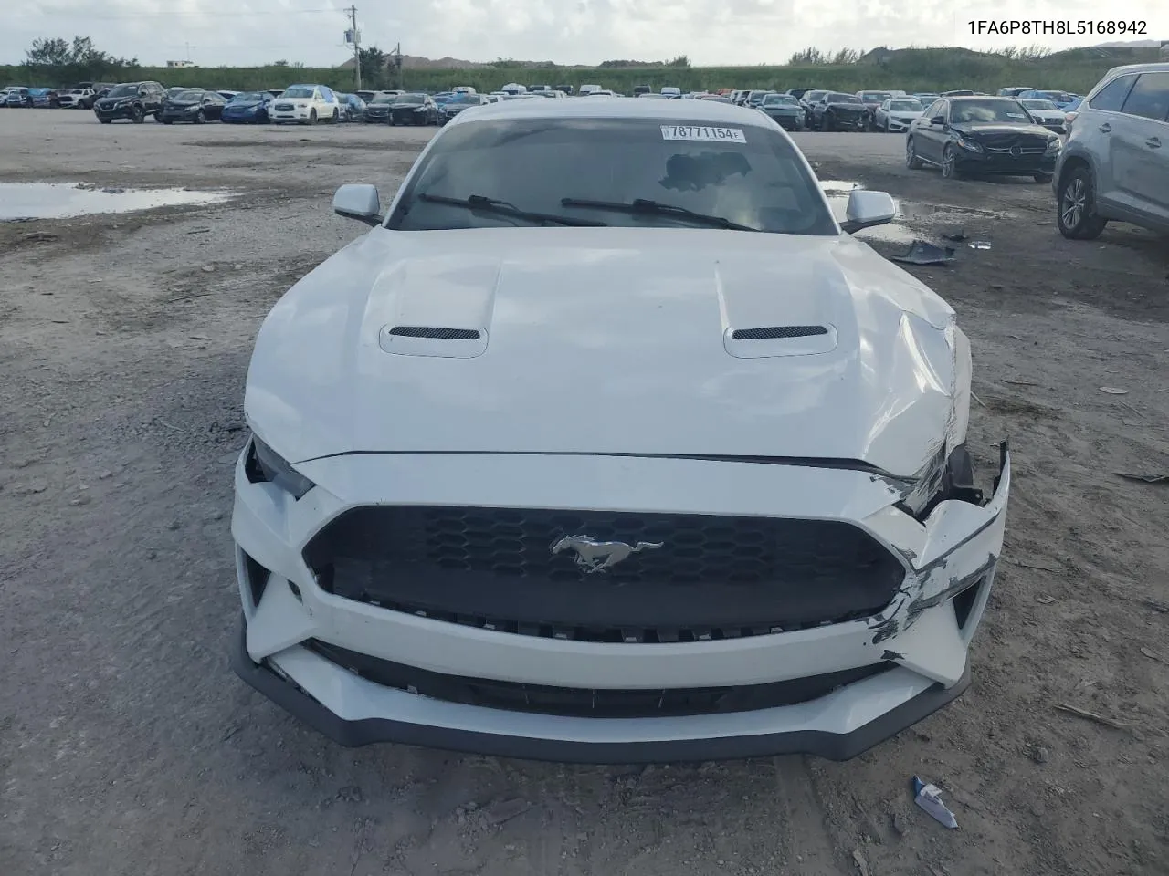 2020 Ford Mustang VIN: 1FA6P8TH8L5168942 Lot: 78771154