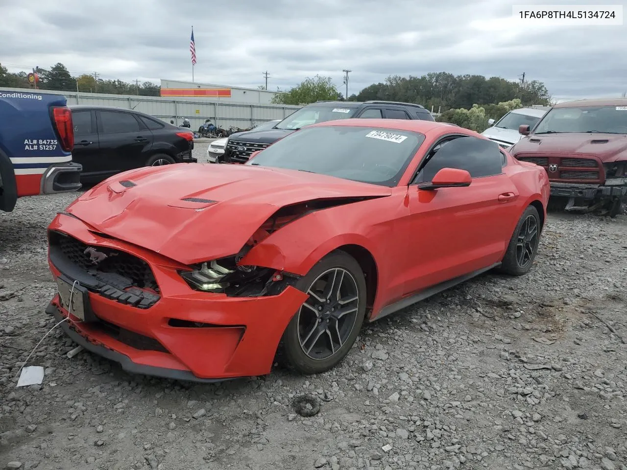 2020 Ford Mustang VIN: 1FA6P8TH4L5134724 Lot: 79479874