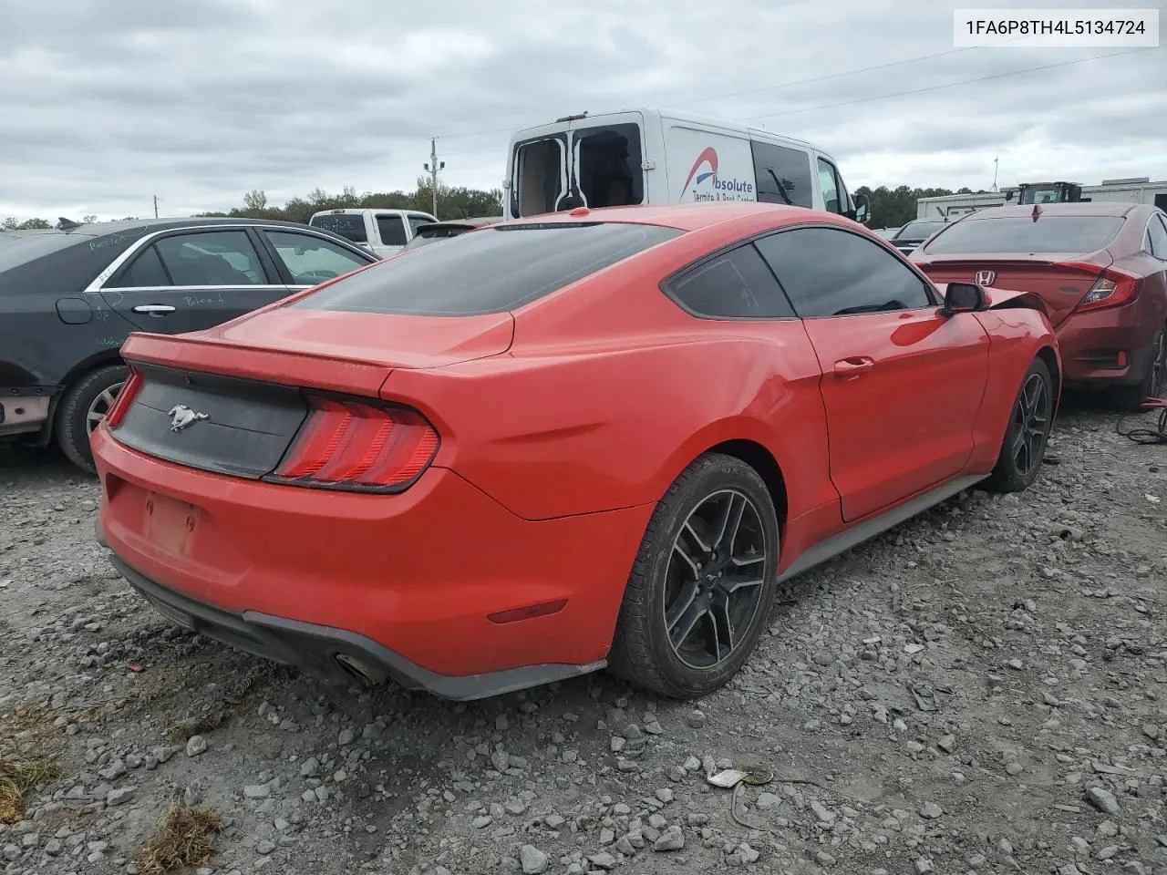 2020 Ford Mustang VIN: 1FA6P8TH4L5134724 Lot: 79479874