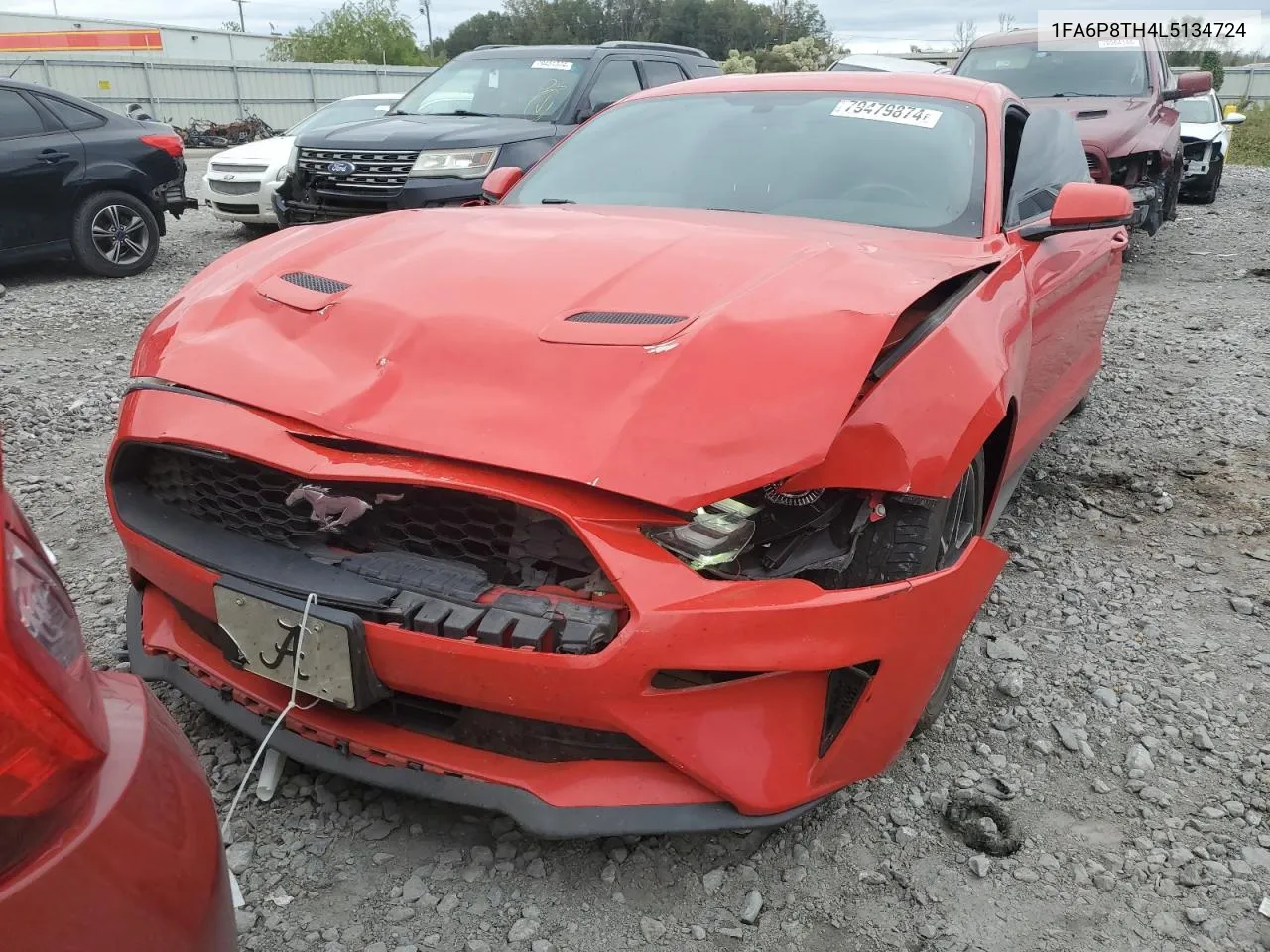 2020 Ford Mustang VIN: 1FA6P8TH4L5134724 Lot: 79479874