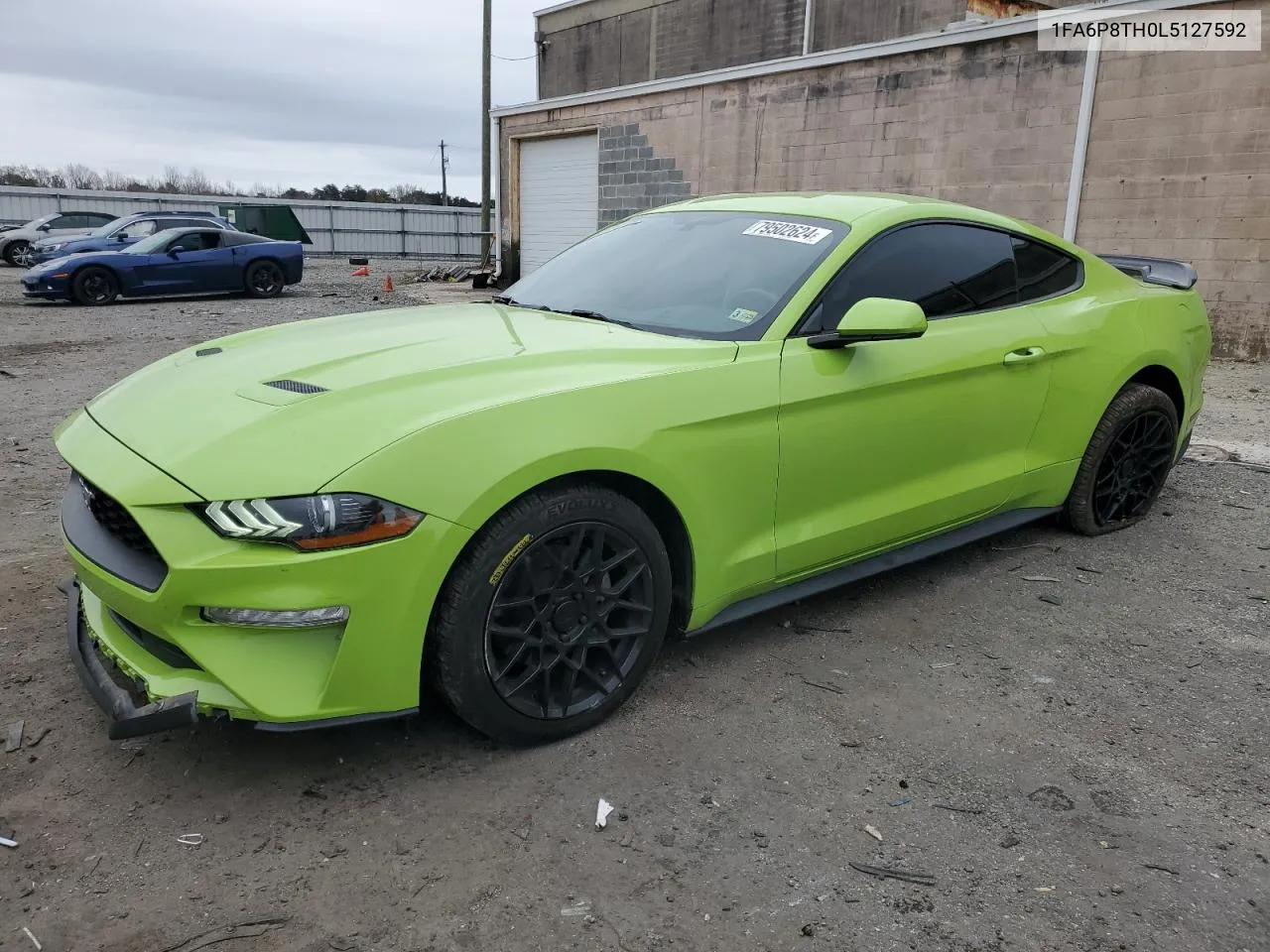 2020 Ford Mustang VIN: 1FA6P8TH0L5127592 Lot: 79502624