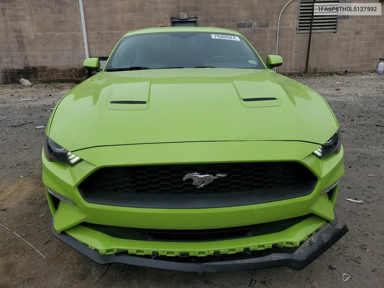 2020 Ford Mustang VIN: 1FA6P8TH0L5127592 Lot: 79502624