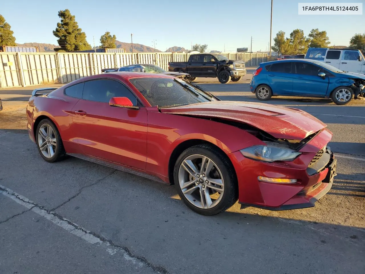 2020 Ford Mustang VIN: 1FA6P8TH4L5124405 Lot: 79556244