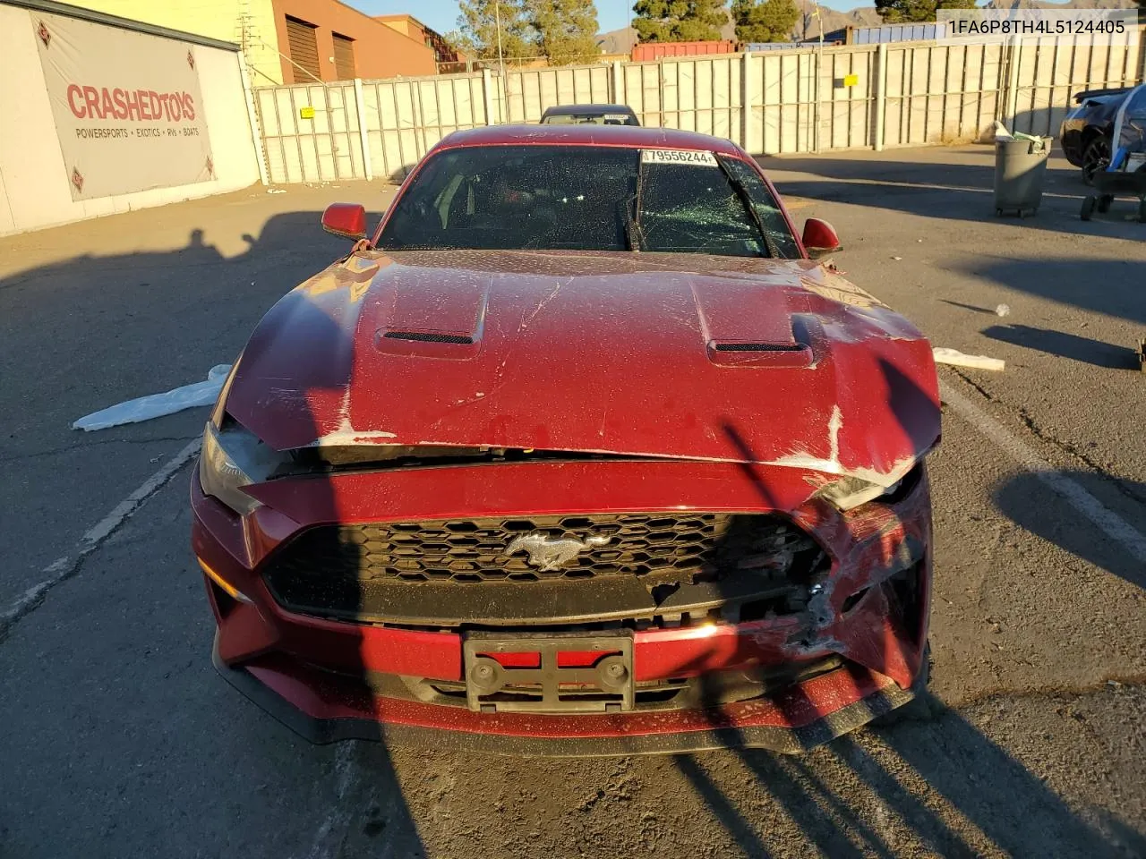 2020 Ford Mustang VIN: 1FA6P8TH4L5124405 Lot: 79556244