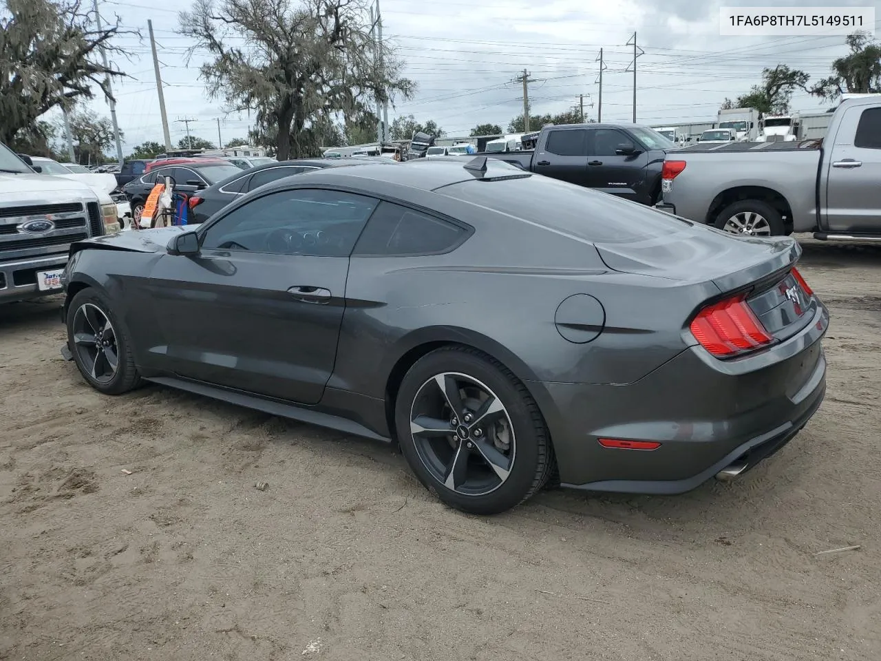 2020 Ford Mustang VIN: 1FA6P8TH7L5149511 Lot: 79975234