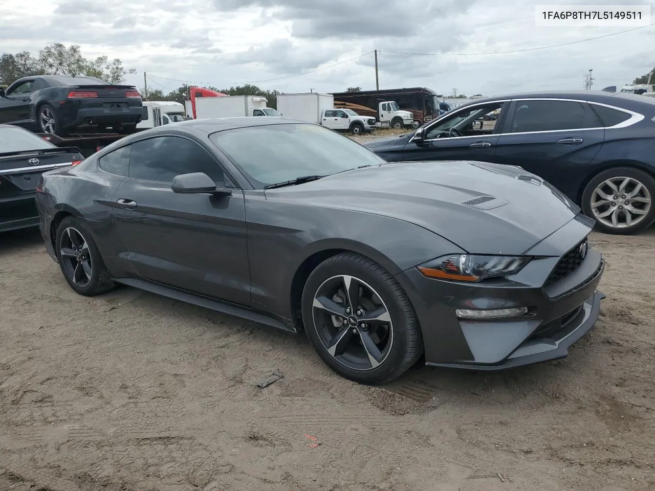 2020 Ford Mustang VIN: 1FA6P8TH7L5149511 Lot: 79975234