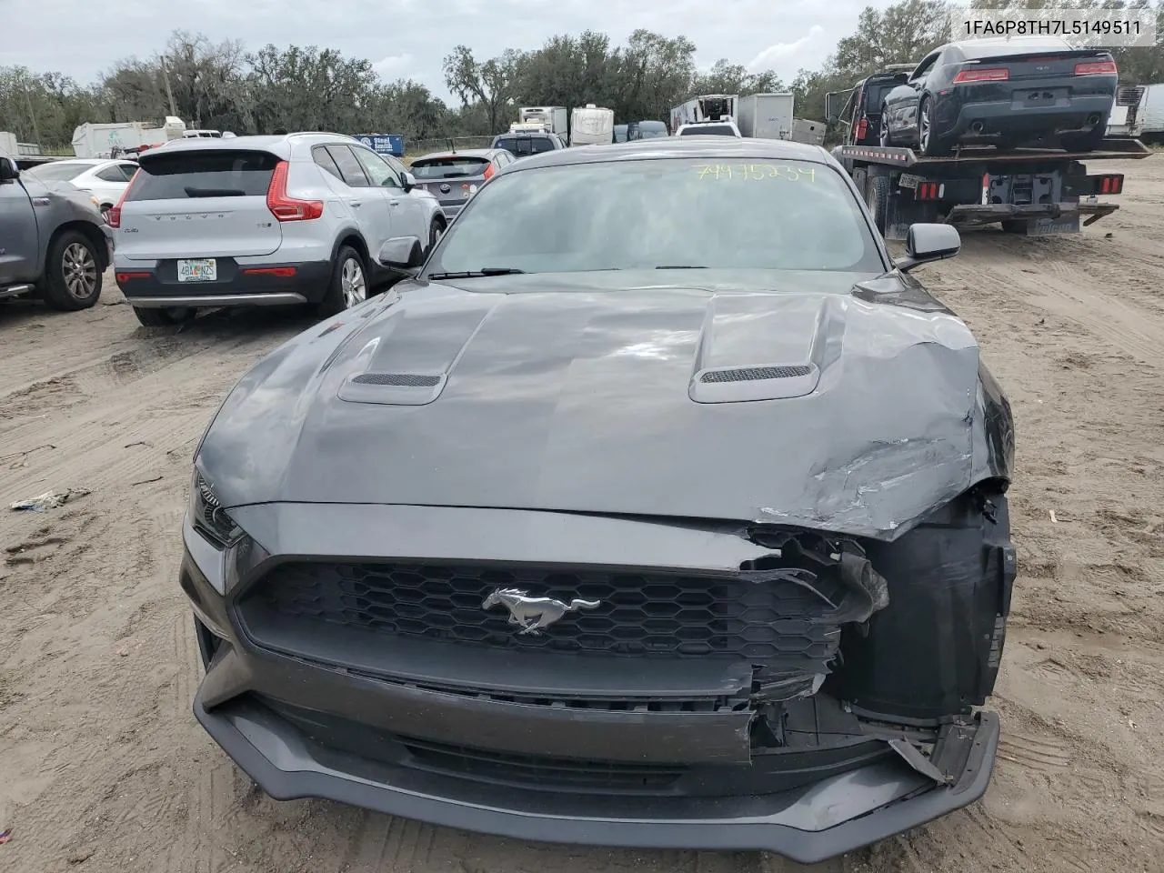 2020 Ford Mustang VIN: 1FA6P8TH7L5149511 Lot: 79975234