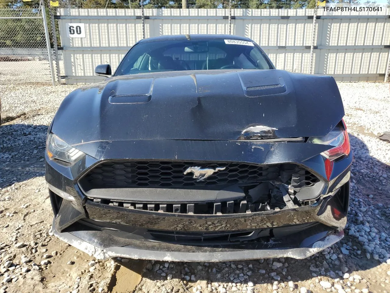 2020 Ford Mustang VIN: 1FA6P8TH4L5170641 Lot: 80835554