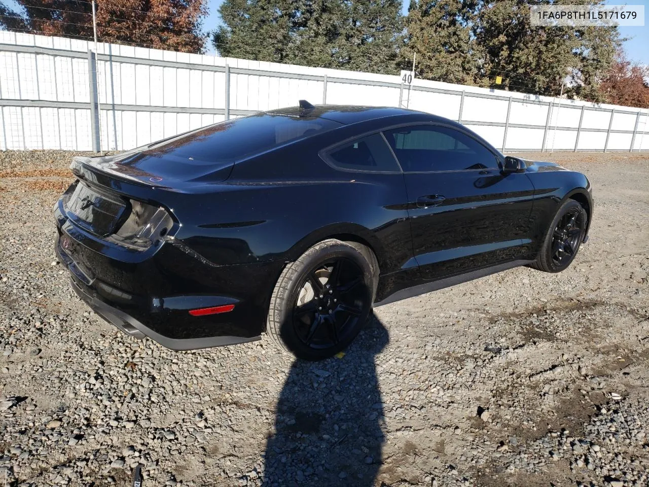 2020 Ford Mustang VIN: 1FA6P8TH1L5171679 Lot: 81201244