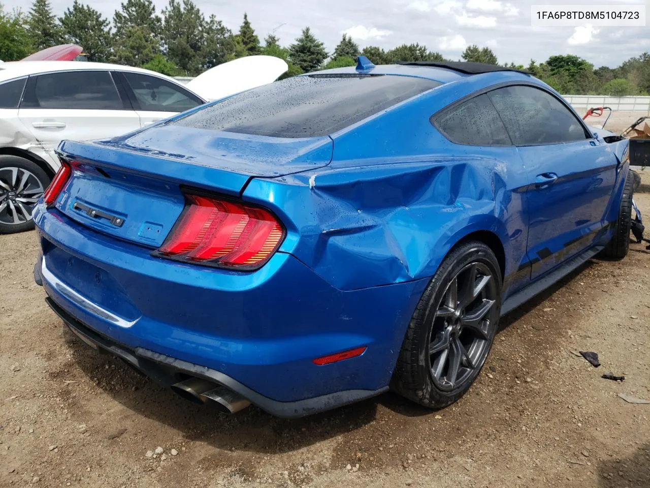 2021 Ford Mustang VIN: 1FA6P8TD8M5104723 Lot: 54357384