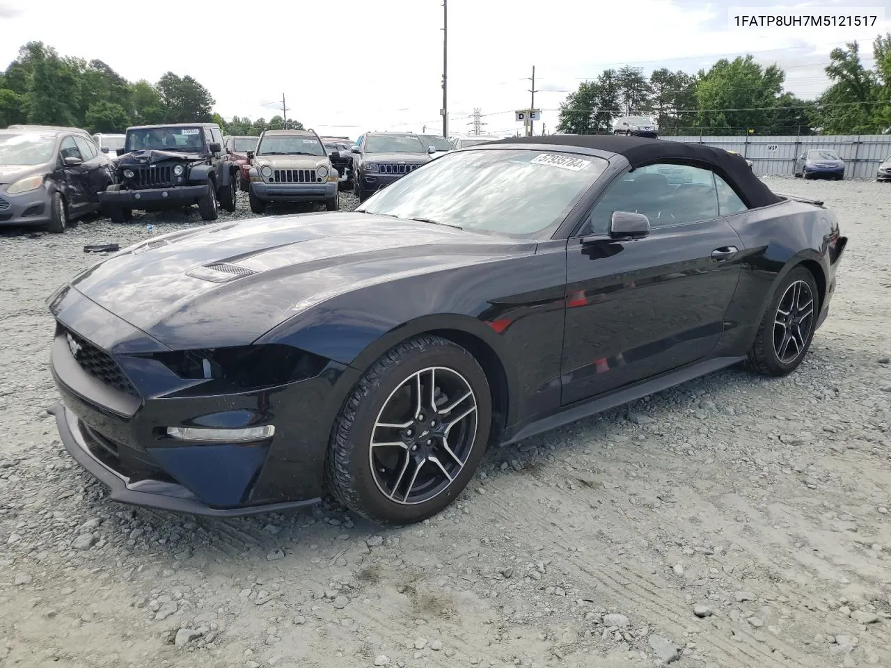 2021 Ford Mustang VIN: 1FATP8UH7M5121517 Lot: 57935784