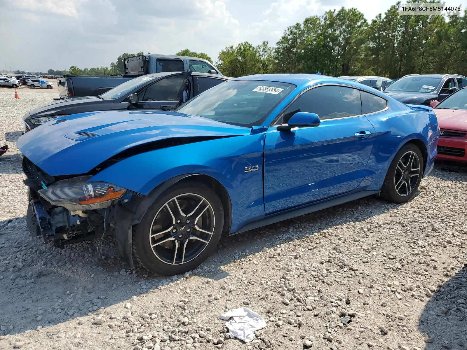 2021 Ford Mustang Gt VIN: 1FA6P8CF5M5144078 Lot: 65261854