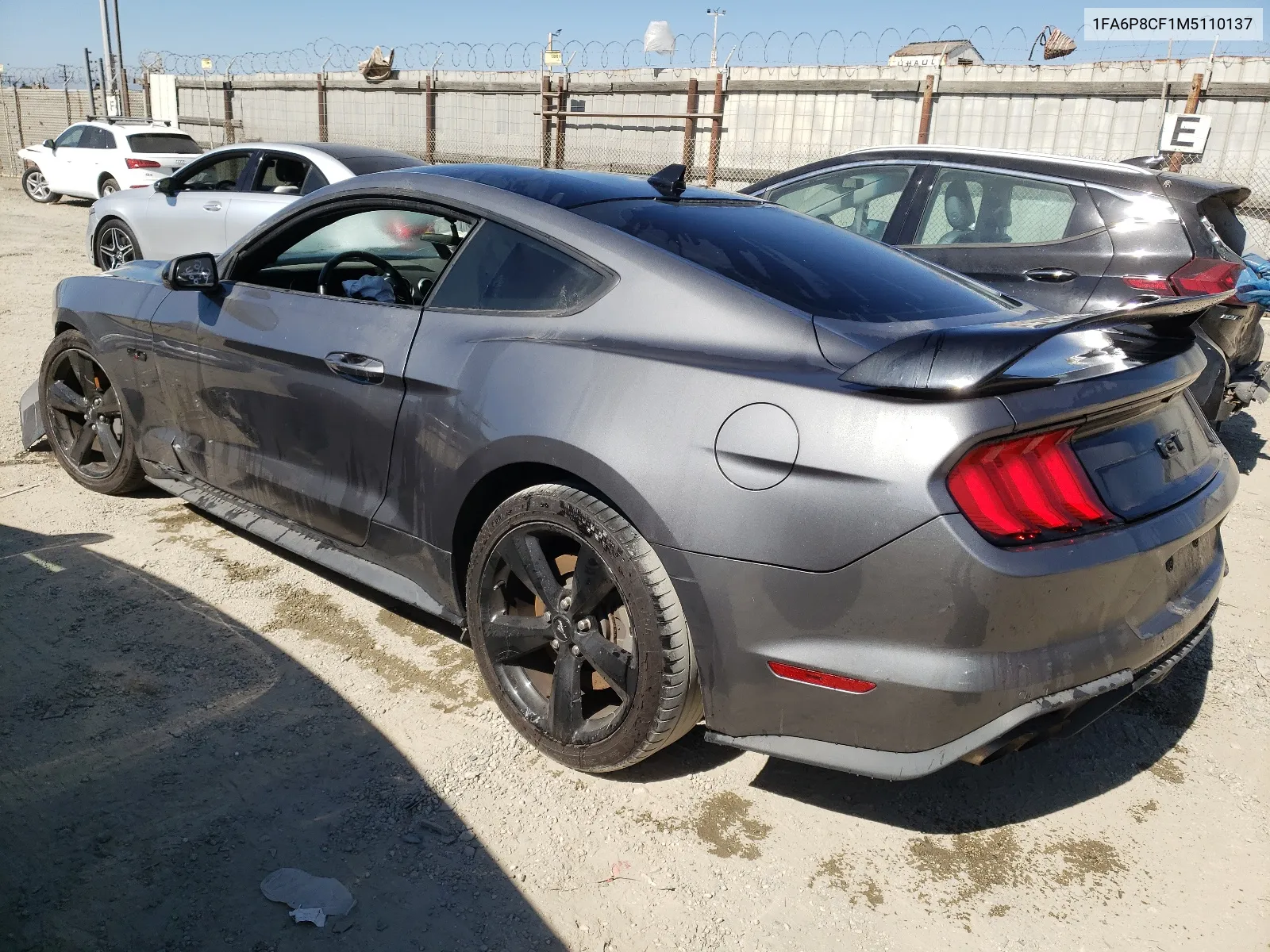 2021 Ford Mustang Gt VIN: 1FA6P8CF1M5110137 Lot: 65407714