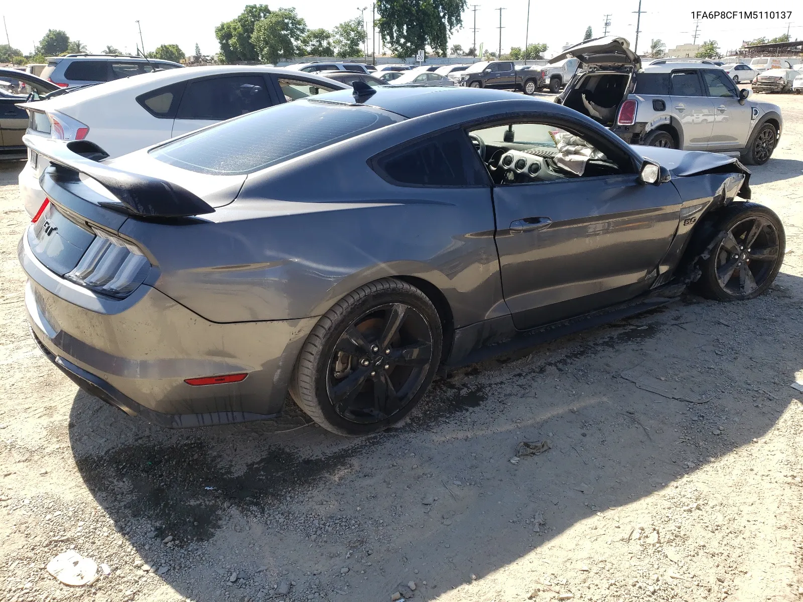 2021 Ford Mustang Gt VIN: 1FA6P8CF1M5110137 Lot: 65407714