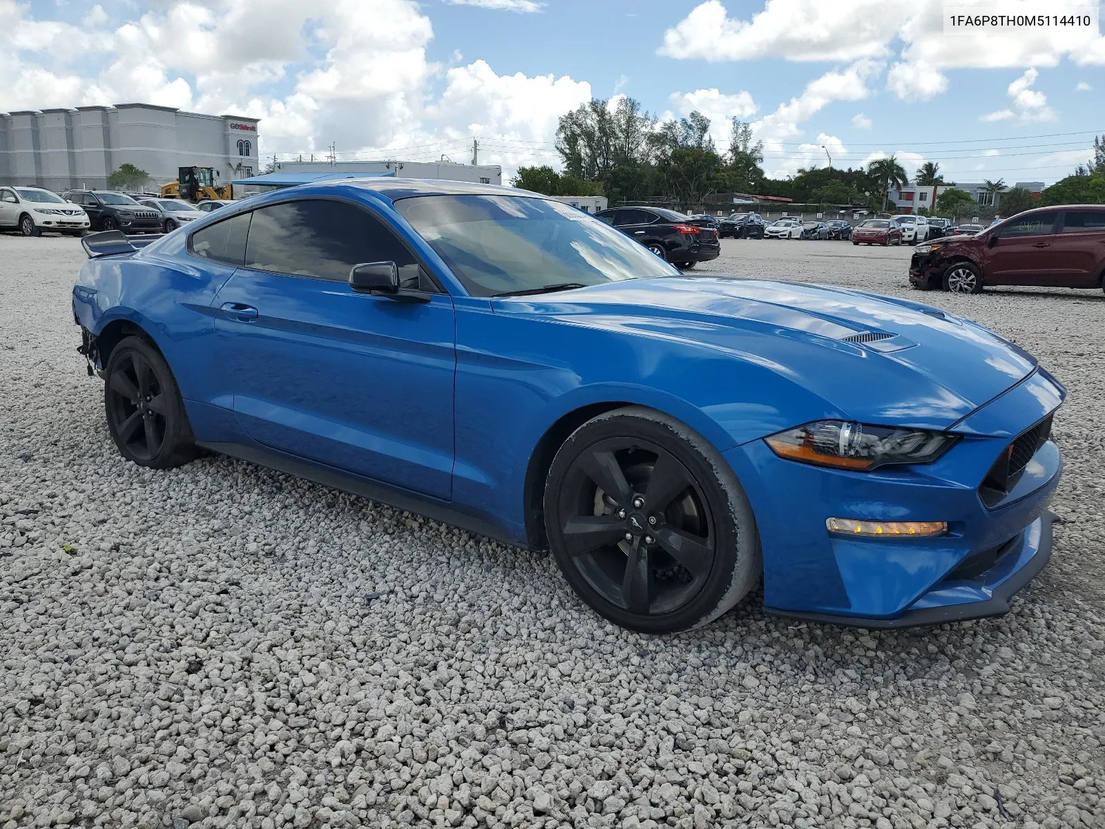 2021 Ford Mustang VIN: 1FA6P8TH0M5114410 Lot: 66966374