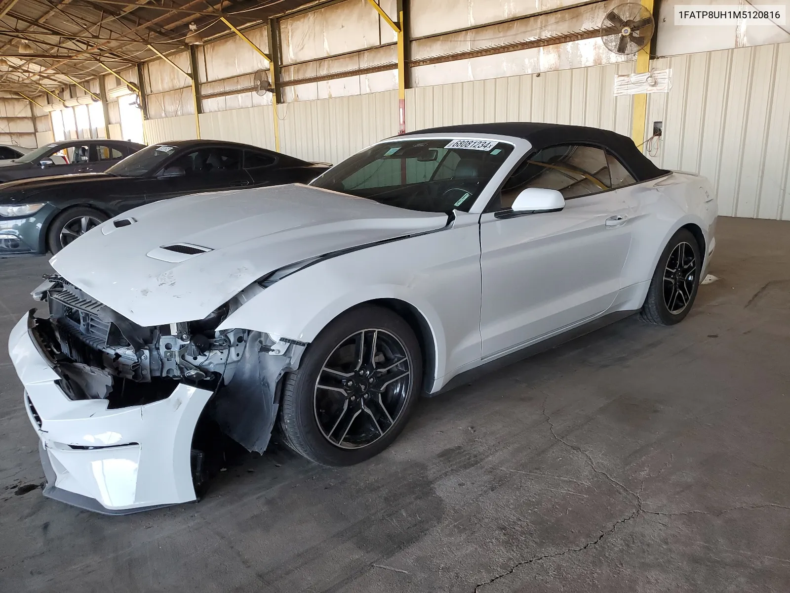 2021 Ford Mustang VIN: 1FATP8UH1M5120816 Lot: 68081234