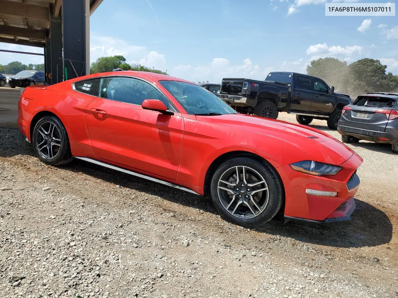 2021 Ford Mustang VIN: 1FA6P8TH6M5107011 Lot: 69423184