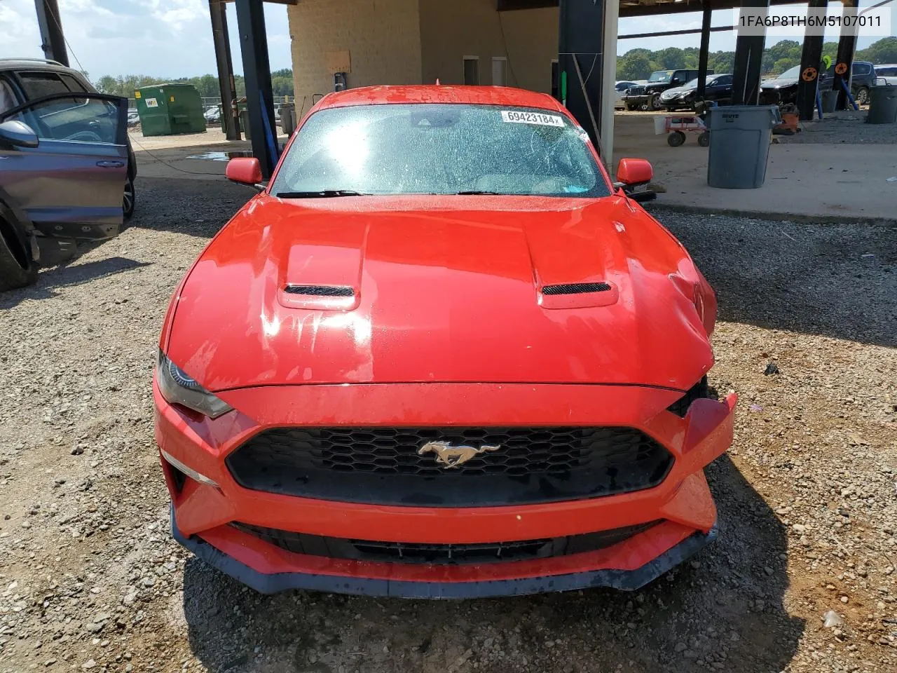 2021 Ford Mustang VIN: 1FA6P8TH6M5107011 Lot: 69423184