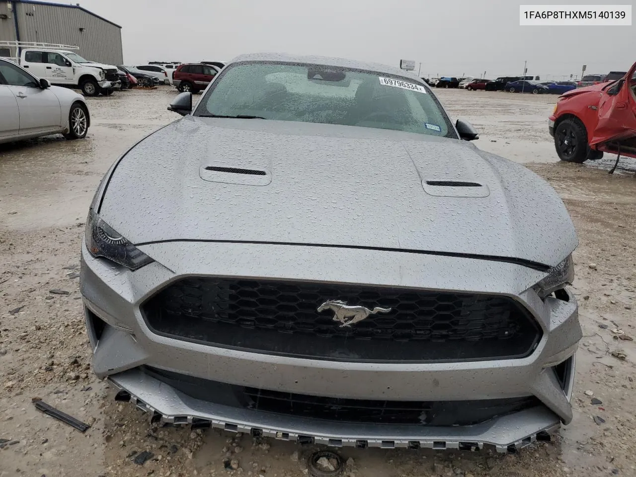 2021 Ford Mustang VIN: 1FA6P8THXM5140139 Lot: 69796334