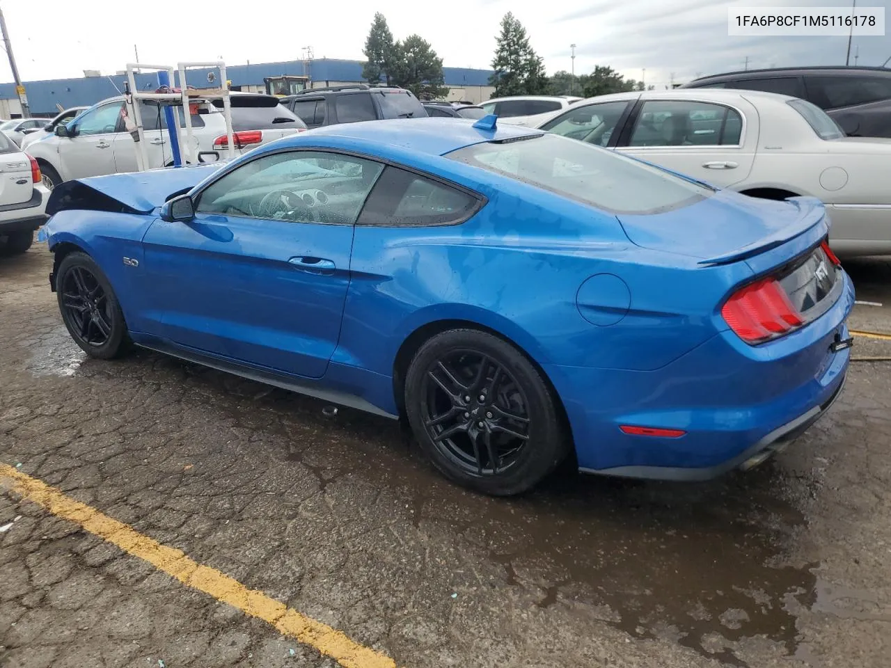 2021 Ford Mustang Gt VIN: 1FA6P8CF1M5116178 Lot: 70077494