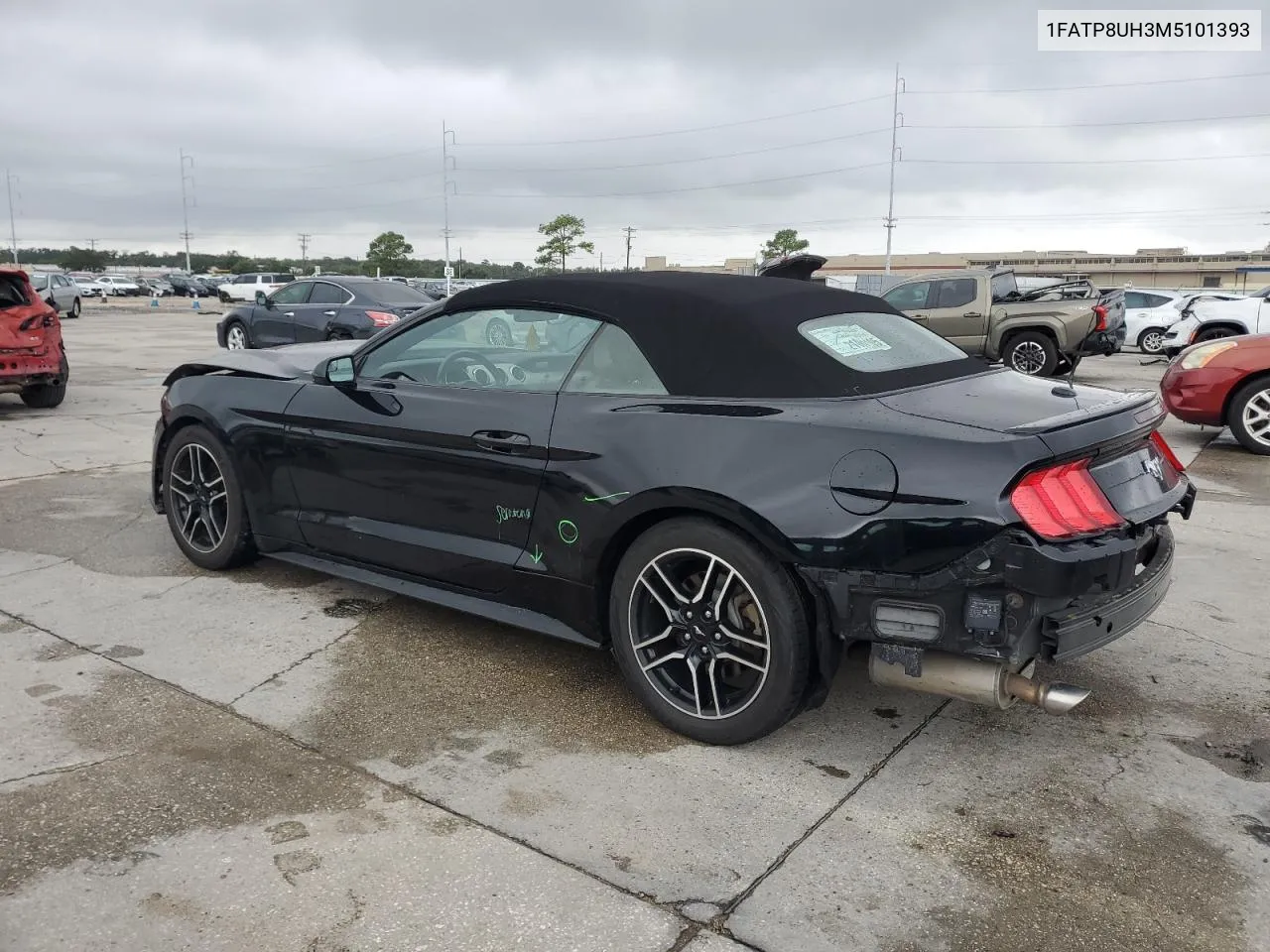 2021 Ford Mustang VIN: 1FATP8UH3M5101393 Lot: 70221924