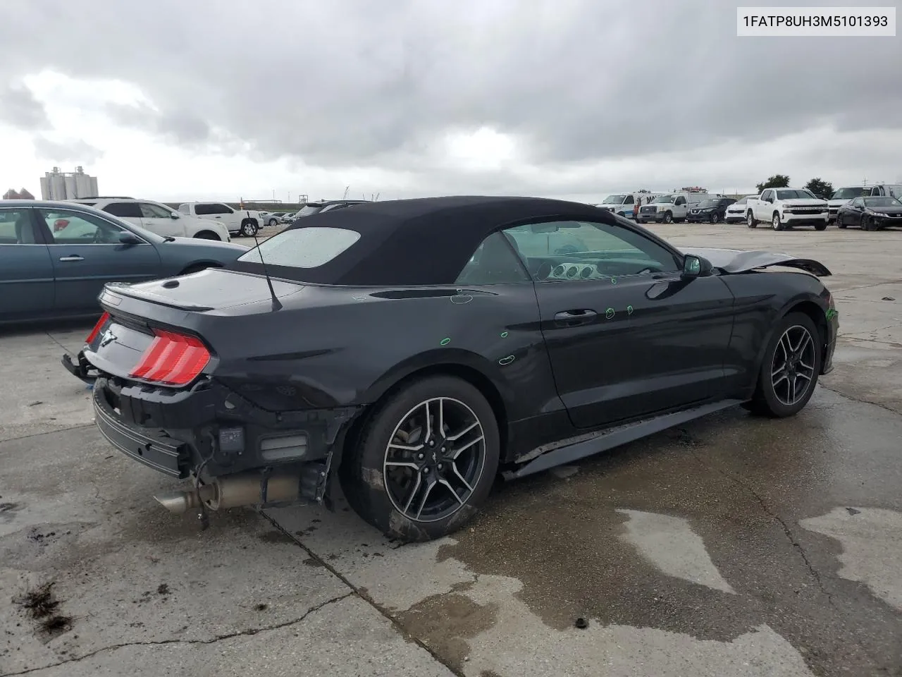 2021 Ford Mustang VIN: 1FATP8UH3M5101393 Lot: 70221924