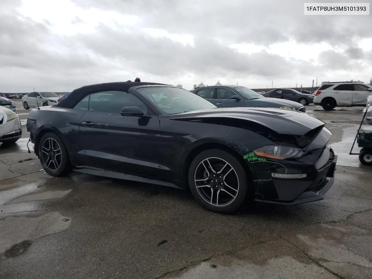 2021 Ford Mustang VIN: 1FATP8UH3M5101393 Lot: 70221924