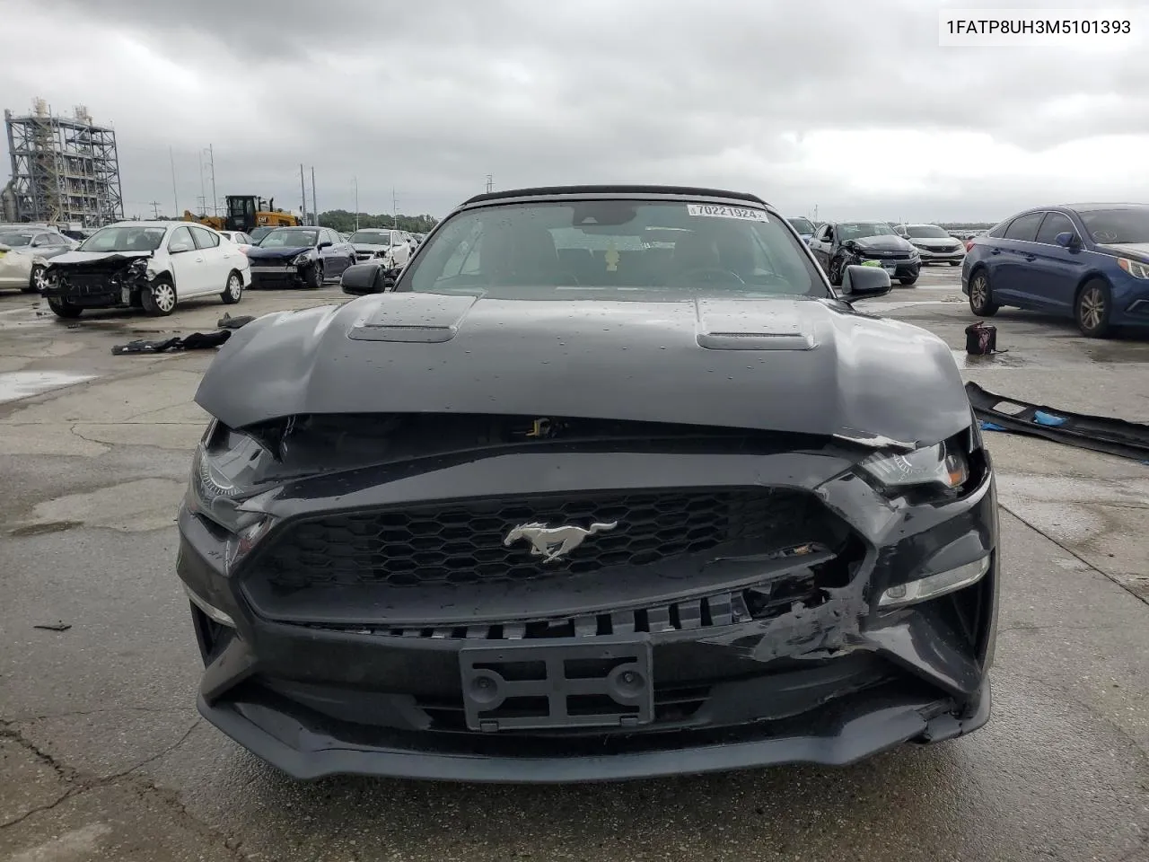 2021 Ford Mustang VIN: 1FATP8UH3M5101393 Lot: 70221924