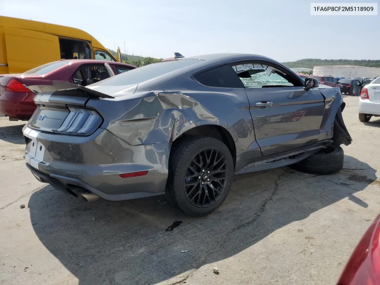 2021 Ford Mustang Gt VIN: 1FA6P8CF2M5118909 Lot: 70391164