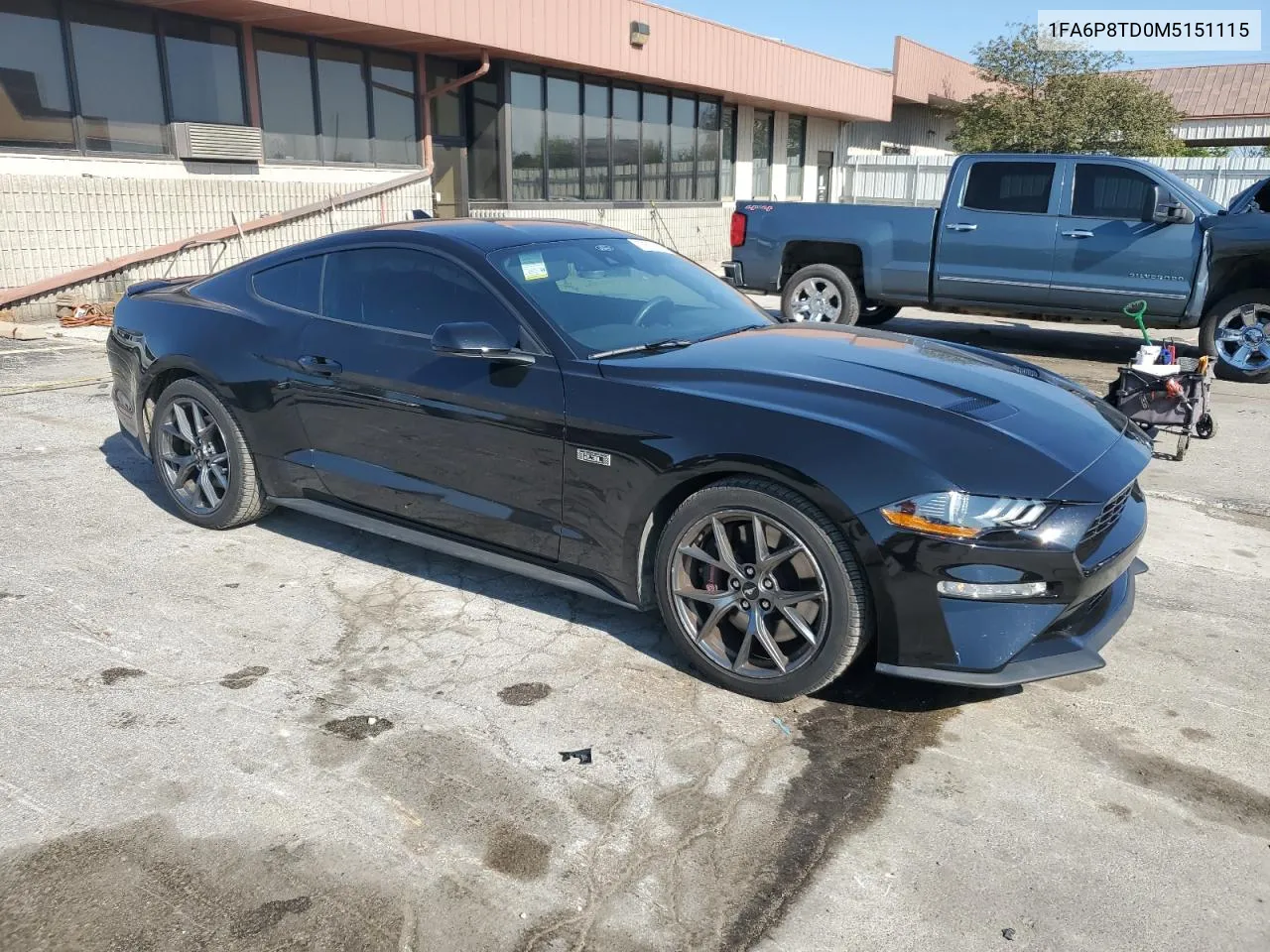 2021 Ford Mustang VIN: 1FA6P8TD0M5151115 Lot: 70521714