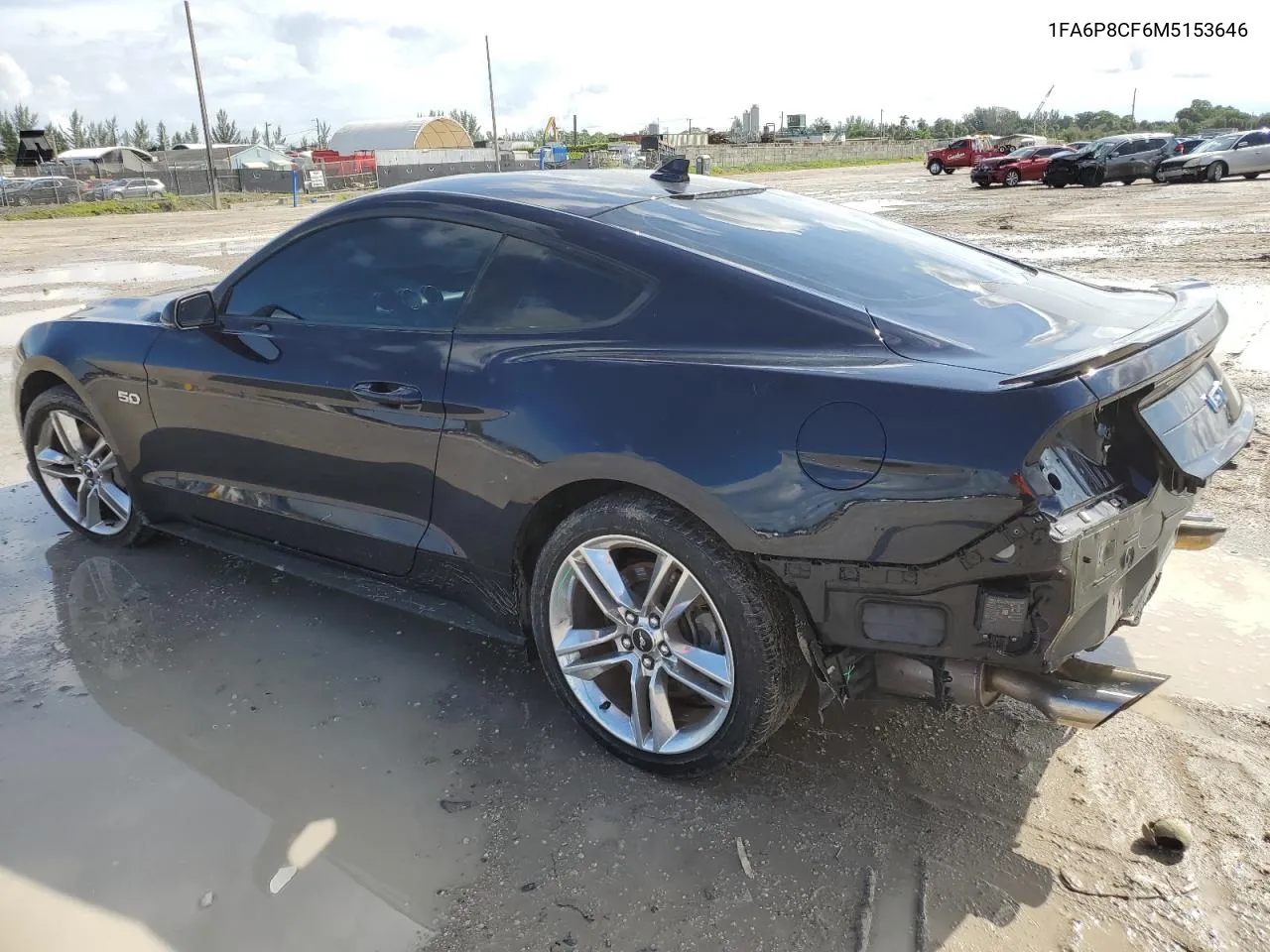 2021 Ford Mustang Gt VIN: 1FA6P8CF6M5153646 Lot: 70782974