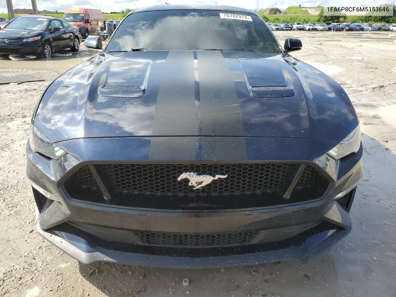 2021 Ford Mustang Gt VIN: 1FA6P8CF6M5153646 Lot: 70782974